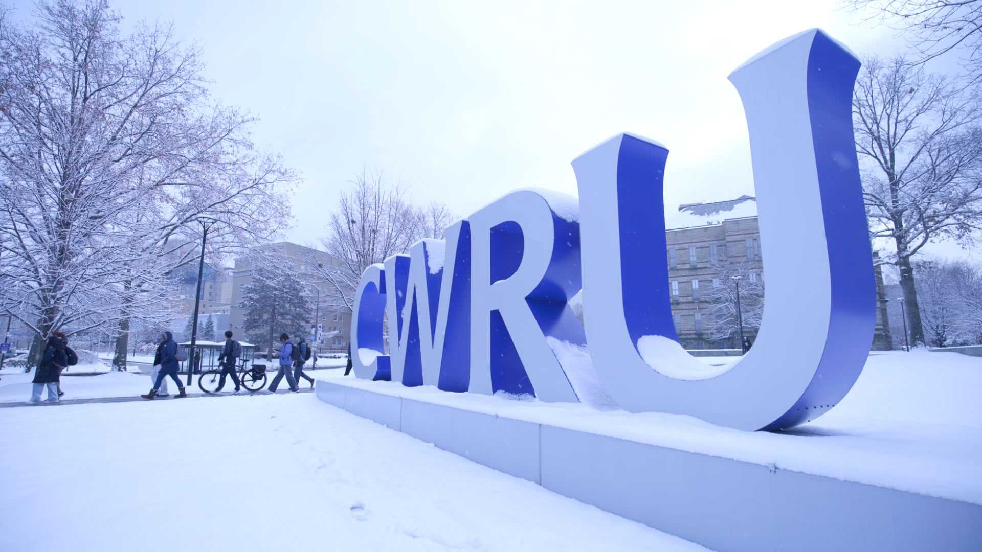 Aerial photo of Case Western Reserve University's campus